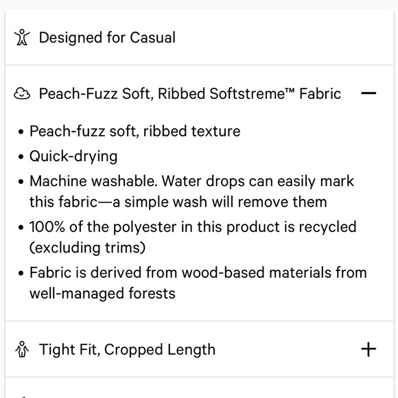 Ribbed Softstreme Cropped Tank Top - Picture 7 of 10